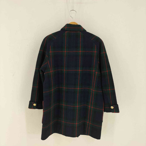 アリスバーリー Aylesbury 金ボタン ダブル チェック コート レディース